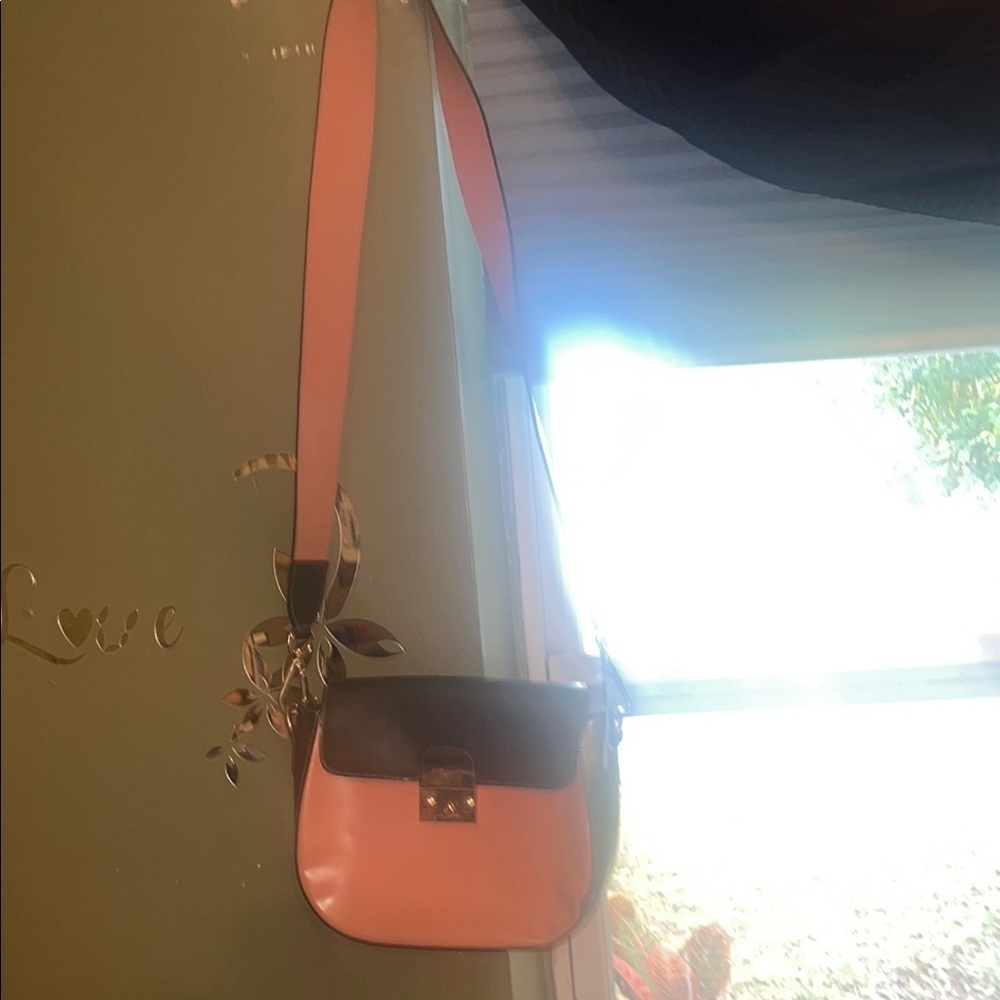 Stylish Pink and Brown Women's Bag